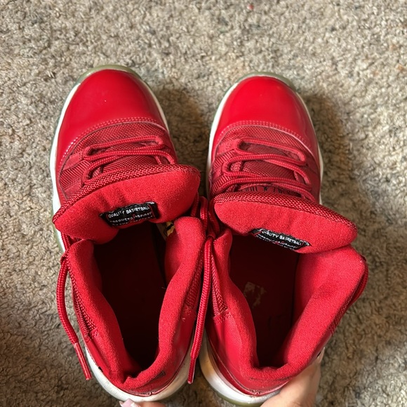 Red air Jordan 11s - Picture 13 of 13